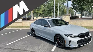 2023 BMW 330i M Sport: POV Start Up, Test Drive, Walkaround and Review