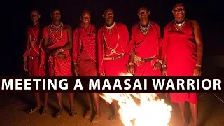 Meeting a Maasai Warrior