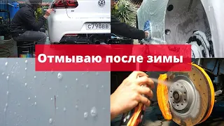 ТАК НЕ МОЮТ НИ НА ОДНОЙ МОЙКЕ. ДЕТЕЙЛИНГ МОЙКА VW GOLF R ПОСЛЕ ЗИМЫ