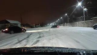 Snow drifting bmw e90 and e60 )