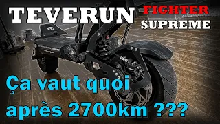 TEVERUN FIGHTER SUPREME: Retour après 2700km..  #teverun #trottinette #minimotor #supreme