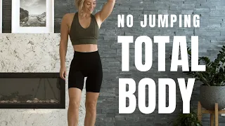 LOW IMPACT // Total Body HIIT Workout with Weights (No Jumping)