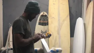 Surfboard building from start to finish