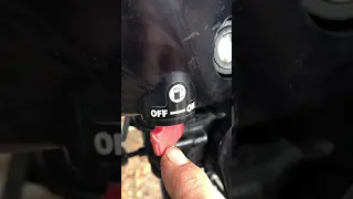 Tohatsu 3.5 hp will not run after 10 seconds.  Easy Fix Replace hose