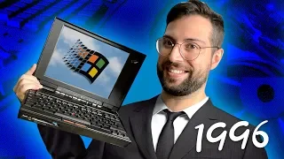 ¿Qué podías hacer con un PORTÁTIL en 1996? | IBM Thinkpad y Windows 95