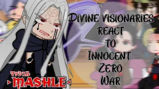Divine Visionaries react to Innocent Zero War || Mash Burnedead || Mashle react