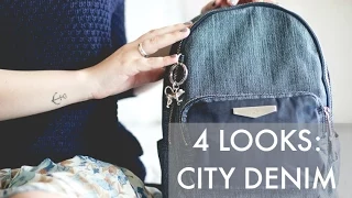 4 looks: Kipling City Denim | Melina Souza