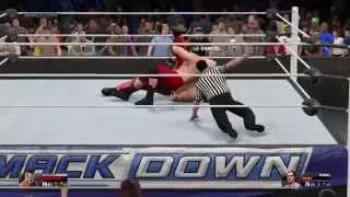 WWE 2K15 Universe - Brock Lesnar vs The Great Khali on Smackdown