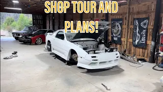 Shop Tour And Rx7 Plans!