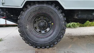 Примерка "33" колес на Буханку
