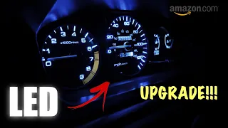 LED Light Install '92-95 Honda Civic - Both Gauge Cluster & A/C Unit!!!