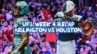 Recap: UFL Week 4 - Arlington Renegades vs Houston Roughnecks