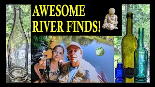 AWESOME BOTTLE HUNT!!! RIVER PICK / MUDLARK / VINTAGE & ANTIQUE BOTTLES / MASS RIVER PICKERS