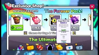 😱*OMG* FINDING A HUGE RICH CAT IN THE FOREVER PACK IN PET SIMULATOR 99!!