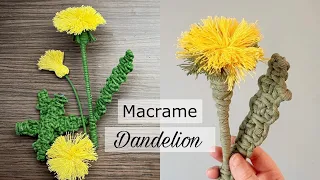 Easy Macrame Flower | Dandelion Tutorial