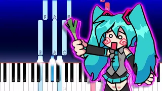 Aishite - Kikuo - Friday Night Funkin - Hatsune Miku Mod (Piano Tutorial)