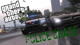 The Transporter | GTA V Cinematic Police Chase | Mercedes Benz CLS 63 S AMG |