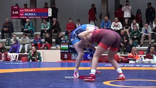 Qual. WW - 57 kg: T. DOLLAK (HUN) v. A. AKOBIIA (UKR)