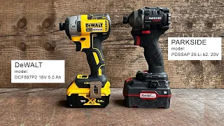 DeWalt VS  PARKSIDE - Impact Drive