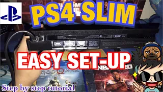 How to set up PS4 Slim for beginners? | Sony Playstation 4 Slim Set up | Tagalog