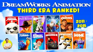 DreamWorks Animation - Dark Age RANKED Worst to Best (Third Era 2011-2015)