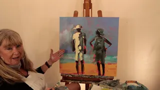 Freedom of Acrylics-- painting the human form with artist Jane Slivka