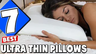 7 Best Ultra-Thin Pillows for Improved Sleep - Expert Reviews 2024!