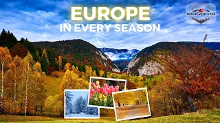 Europe In Every Season | The Beauty Of Spring, Summer, Fall, and Winter | 60FPS | 4K