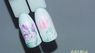 🌼Дизайн ногтей гель лаком🌼Nail Design Shellac🌼Весна🌼Цветы на ногтях🌼