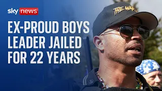 Enrique Tarrio: Former Proud Boys leader jailed for 22 years