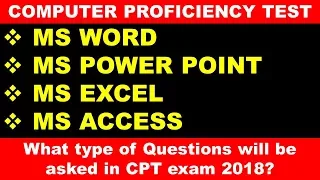 COMPUTER PROFICIENCY TEST FOR KVS LDC EXAM 2018