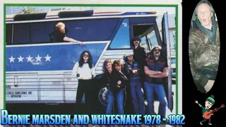 Bernie Marsden & Whitesnake 1978-1982 with Whitesnake Road Manager Willie Fyffe