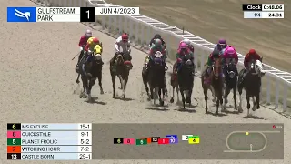 Gulfstream Park Carrera 1 - 4 de Junio 2023