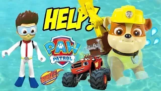 Щенячий Патруль на русском Крепыш и Вспыш чудо-машинки. Paw Patrol Blaze and Rubble padding pup.