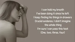 Taylor Swift - I Can Do It With A Broken Heart lyrics