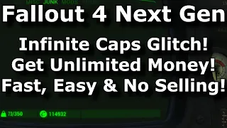 Fallout 4 Next Gen - Infinite Caps Glitch! Unlimited Money Fast & Easy! No DLC Money Glitch! (2024)