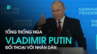 Tổng thống Vladimir Putin đối thoại trực tuyến với người dân Nga | VTC1