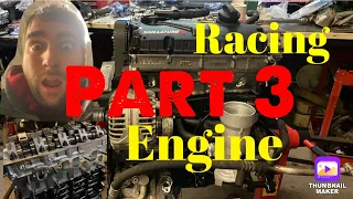 BUILDING a RACING ENGINE 1.9tdi PD With VEICOMER CYLINDER HEAD,CAM , RODS and PISTONS (part3) 2020