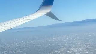 (4K) United 737-900(ER) Landing In Los Angeles Int'l