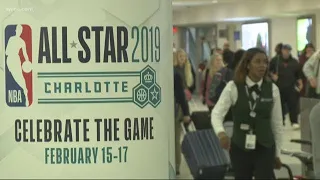 Fans from around the world fly into Charlotte for All-Star Weekend