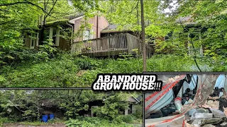 Raided By Police** ABANDONED House Turned Grow House! Plus Extra Garage Full Of Cool Stuff!!