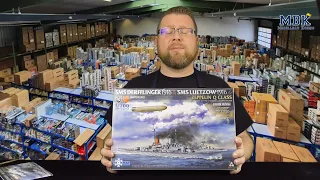 MBK unboxing #601 - 1:700 Derfflinger + Lützow + Zeppelin Q Class - Limited Edition (Takom 7043)