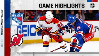 Rangers @ Devils 1/7 | NHL Highlights 2023