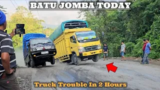 BATU JOMBA TODAY !!! 2 hours in a tense situation for truck drivers