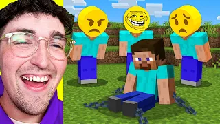 I Fooled My Friend with EMOJI PEOPLE in Minecraft