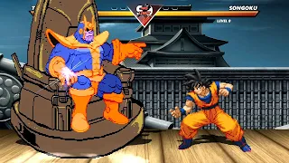 THANOS vs GOKU - Highest Level Amazing Fight!