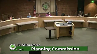 Ann Arbor City Planning CommissionMeeting 4-5-22