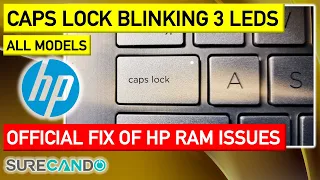 HP laptop CAPS LOCK blinking 3 times' error Official Fix. Live Repair. Hp 14-CF All models.