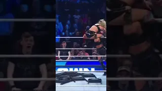 SONYA DEVILLE Powerbomb LIV Morgan Through Chairs  - WWE Smackdown 11/4/22