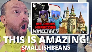 AMAZING VIDEO! SmallishBeans Lizzie & The Castle.. | 100 Hours of Hardcore Minecraft (REACTION!)